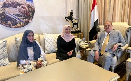 رئيس مجلس النواب يلتقي رئيسة اللجنة الوطنية للمرأة بمحافظة تعز