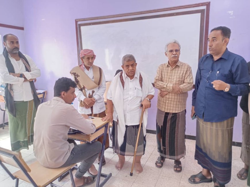 يتقدّم لها 492 طالب وطالبة .. تدشين إختبارات شهادة الثانوية العامة 2024 / 2025 م بمديرية دوعن