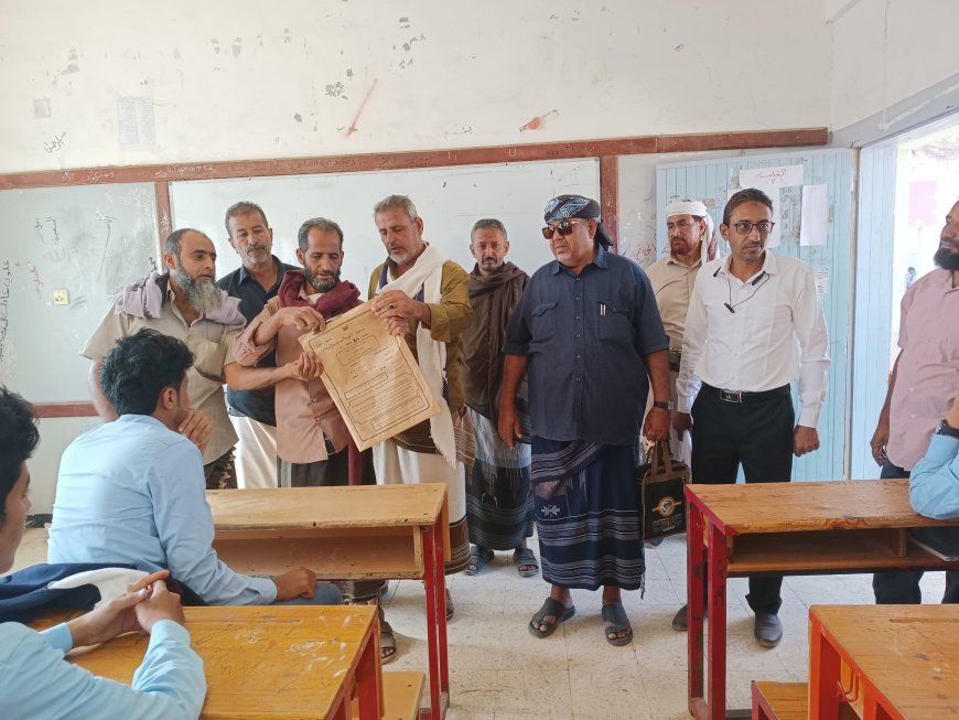 انطلاق امتحانات الثانوية العامة في يافع سرار وسط اهتمام رسمي ورسائل دعم للطلاب