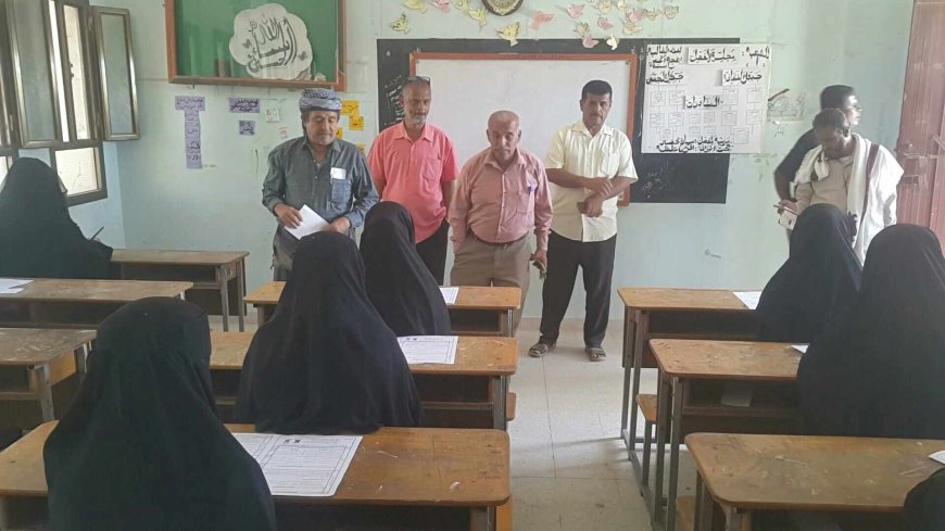 مدير عام لودر يدشن امتحانات إتمام شهادة الثانوية العامة بالمديرية