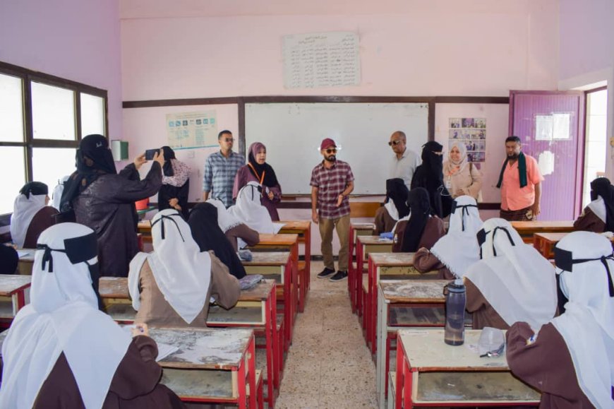 مدير عام صيرة يدشّن امتحانات الثانوية العامة للعام الدراسي 2024-2025