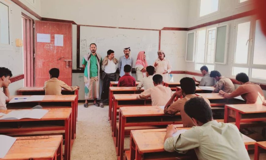 مدير عام رضوم يدشّن امتحانات الثانوية العامة للعام الدراسي 2024-2025