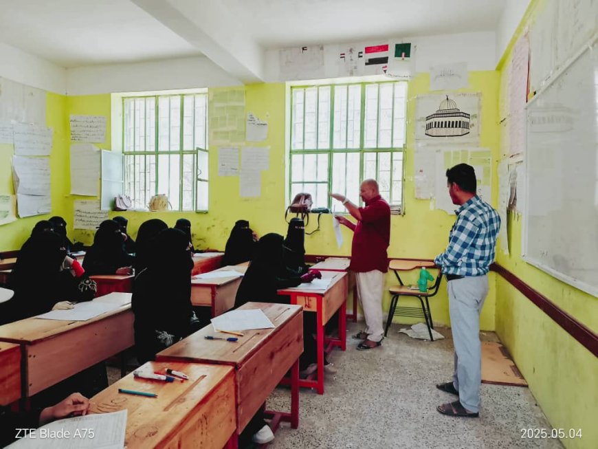 مدير تربية القبيطة يدشن اختبارات الثانوية العامة في مدارس كرش والشريجة