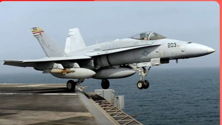 عن مسؤولين اميركيين سقوط مقاتلة ثانية نوع F/A-1 8 في البحر في أسبوع واحد