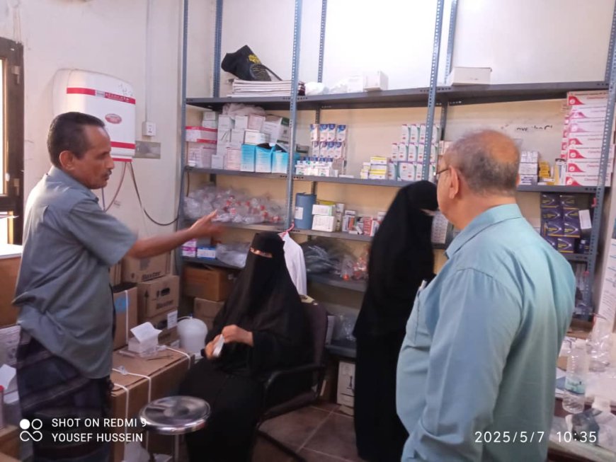 مدير مديرية تبن هود باغازي يقوم بزيارة تفقدية مفاجئة للمركز الصحي في قرية البيطرة ويؤكد دعمه لتطوير القطاع الصحي