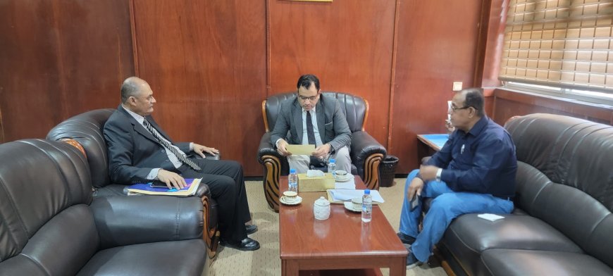 الوزير السقطري يستقبل مدير مركز التعليم المستمر وخدمة المجتمع بجامعة لحج