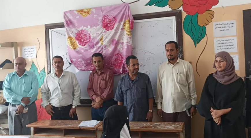 لجنة التعليم بالجمعية الوطنية للمجلس الانتقالي الجنوبي تتفقد المراكز الامتحانية في مديرية الحوطة