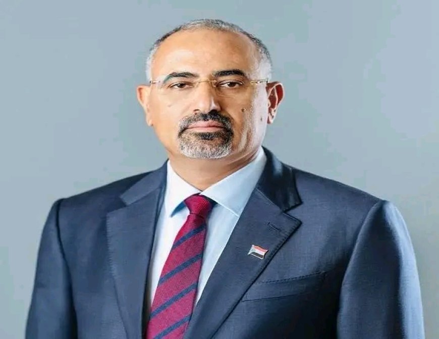 الرئيس الزُبيدي يعزي الدكتور احمد ناصر دنمي بوفاة زوجته
