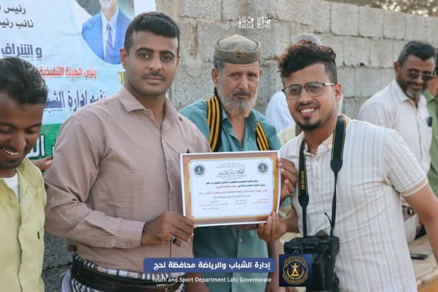 "صخر السروري" يحصد التقدير العالي من انتقالي لحج.