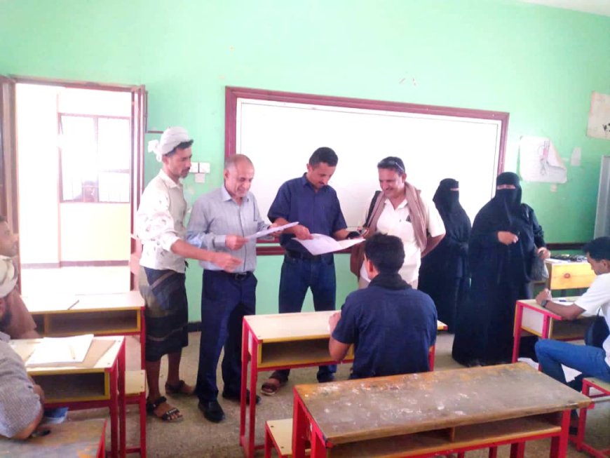 استمرار الاختبارات الثانوية العامة للاسبوع الثاني بوتيرة عالية في لحج