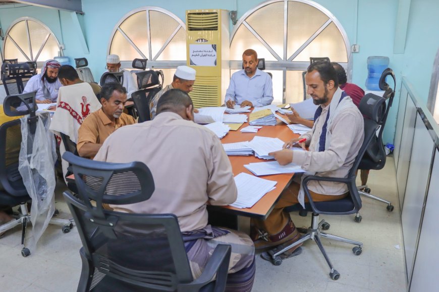 كنترول حضرموت يدشن عملية تصحيح دفاتر الإجابة لاختبارات شهادة الثانوية العامة للعام الدراسي 2024 – 2025م