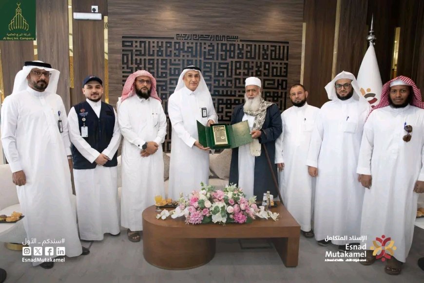 رئيس لجنة مكتب شؤون حجاج اليمن بالمدينة المنورة يزور شركة الأدلاء لبحث ترتيبات استقبال الحجاج