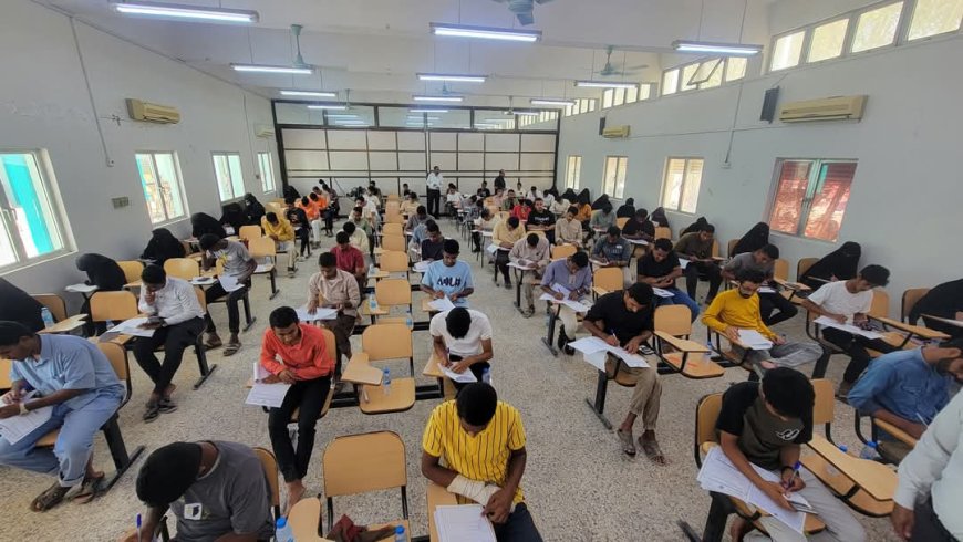 عميد كلية المجتمع يدشن الامتحانات النهائية للفصل الدراسي الثاني للعام الدراسي 2024 - 2025