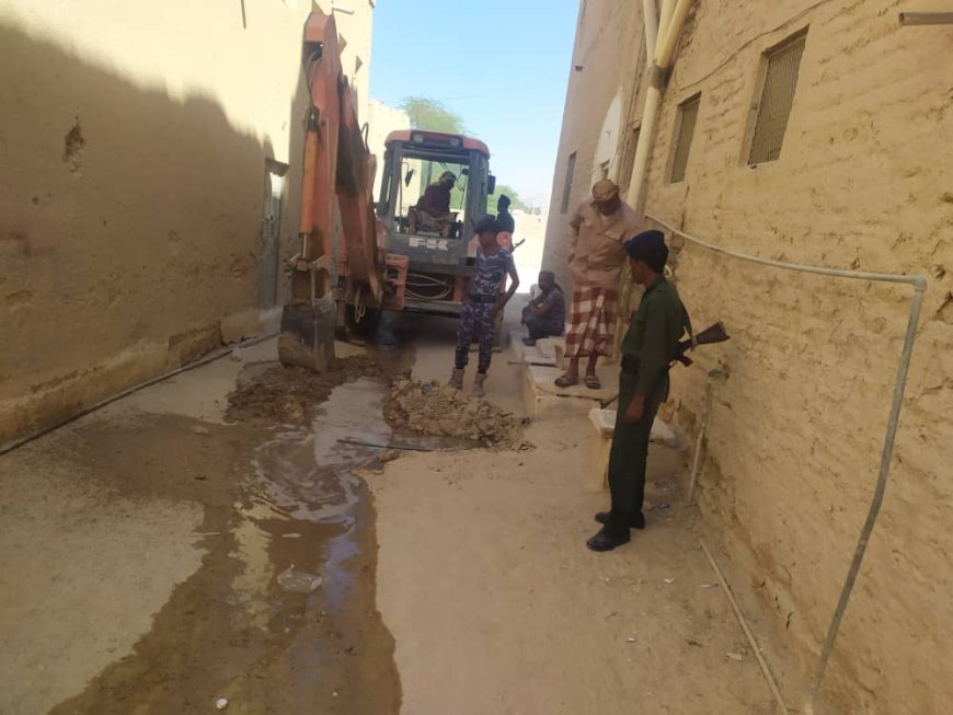بلغت مديونيتها 40 مليون.. فرع المؤسسة المحلية للمياه بسيئون ينفذ حملة على الرابطين عشوائي