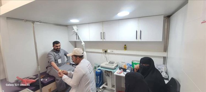 وزارة الصحة تقدم خدماتها في منفذ الوديعة لحجاج بيت الله الحرام