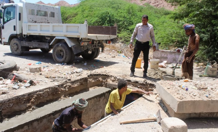 الخط الدولي في بروم ميفع يشهد إصلاح عبارات الجسور الأرضية