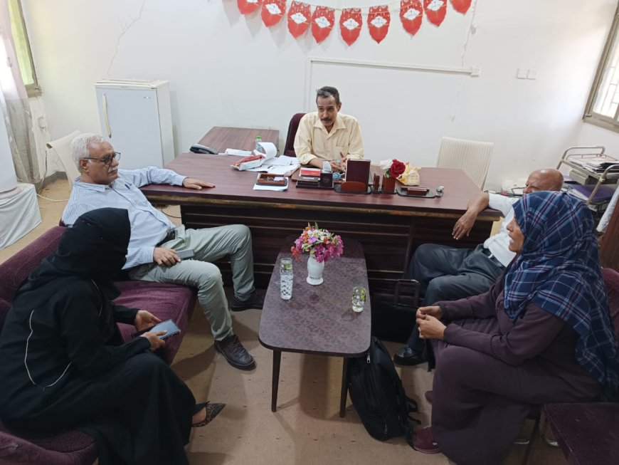 مدير عام مستشفى الأمراض النفسية يلتقي الوكيل المساعد لوزارة الصحة