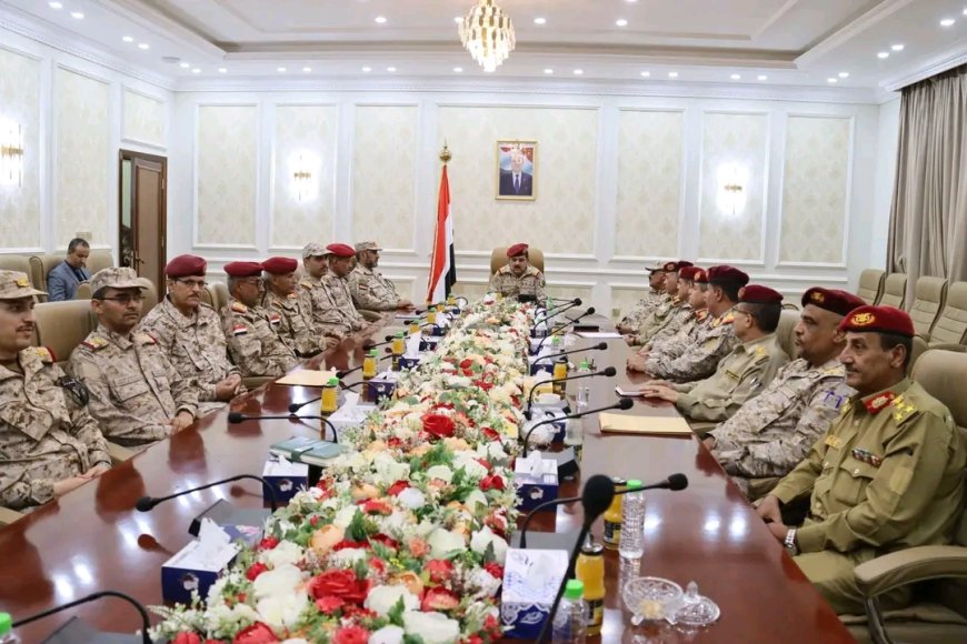 وزير الدفاع ورئيس الأركان يجتمعان بقيادة المنطقة الرابعة ومحاورها