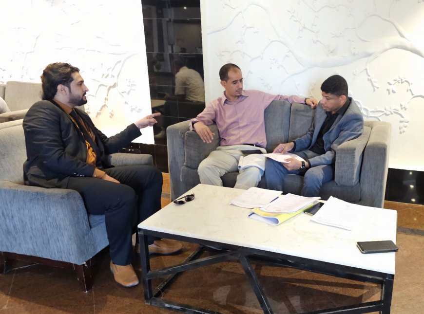 نقابة المهندسين بمحافظة حضرموت تلتقي المدير التنفيذي لمنظمة صناع النهضة
