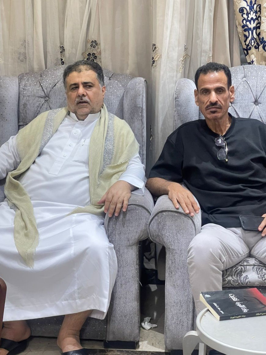 الشيخ العيسي يلتقي مستشار محافظ أبين عادل موسى