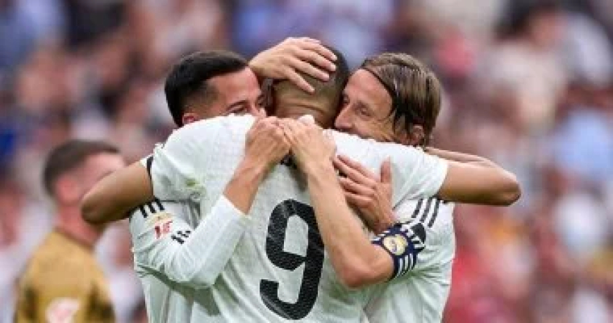 ريال مدريد يضرب سوسيداد بثنائية مبابى فى ختام الدورى الإسباني