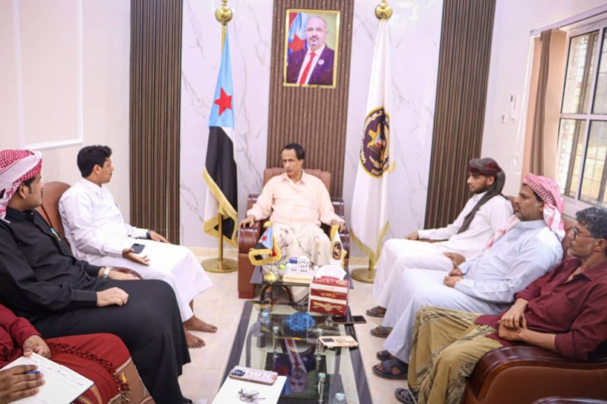 رئيس انتقالي المهرة يلتقي بقيادة منتدى الطالب المهري بعدن ويطلع على أوضاع الطلاب الدارسين