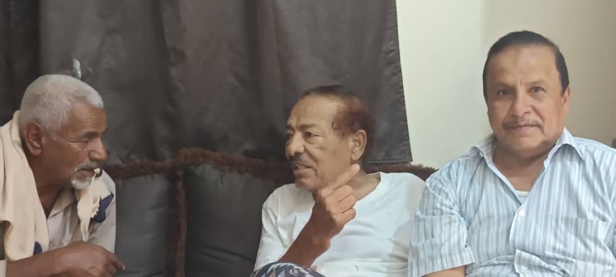 رئيس انتقالي ميفعة يطمئن على صحة البرلماني محمد ناصر باقادر بعد عودته من العاصمة عدن
