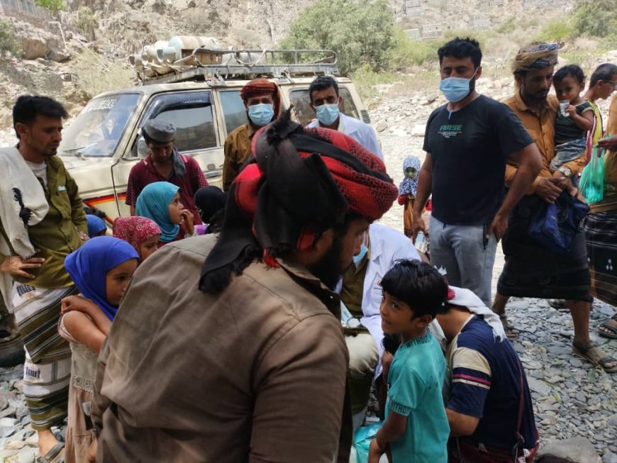 حملة صحية طارئة بيافع سرار لمواجهة تفشي الدفتيريا والحُمّيات وتطعيم الأطفال والنساء