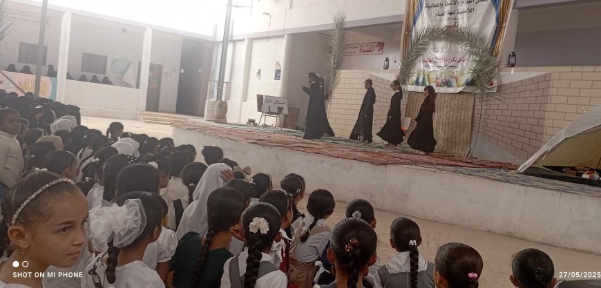 في أجواء احتفالية.. مدرسة بلقيس للبنات بتريم تحتفي بتكريم نخبة من طالباتها المتفوقات