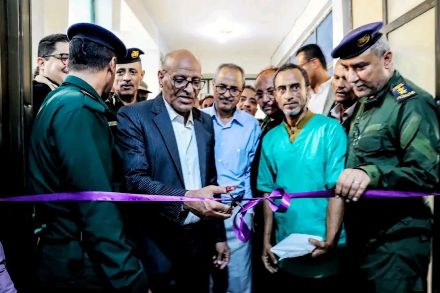 وكيل محافظة تعز لشؤون الدفاع والأمن يدشن مشروع تعزيز قدرات إدارة الأدلة الجنائية بالمحافظة