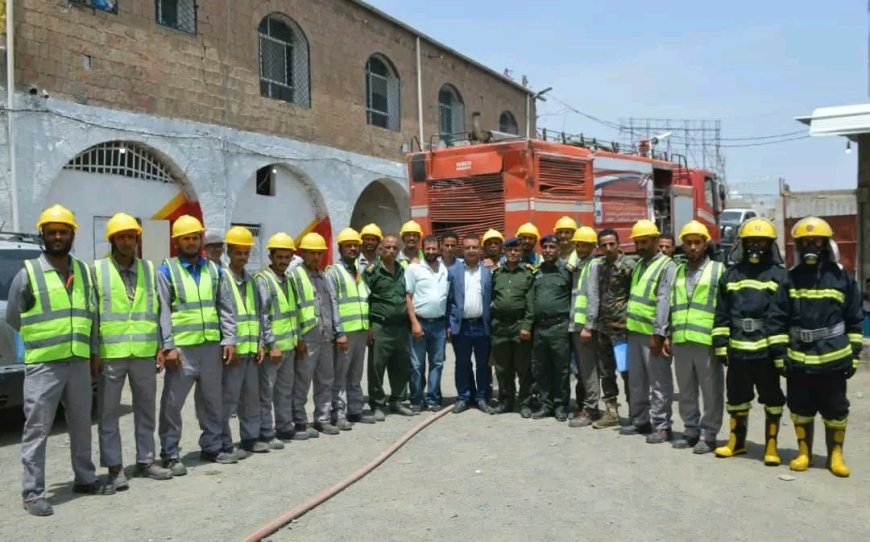 اختتام دورة تدريبية متخصصة في الأمن والسلامة لعمال محطات الغاز بمديريتي المواسط والمعافر