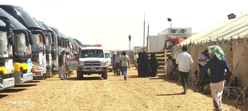 عدد المستفيدين من القافلة الطبية لمشروع الرعاية الصحية المجتمعية لحجاج بيت الله الحرام لهذا العام 3883 حاجا وحاجة