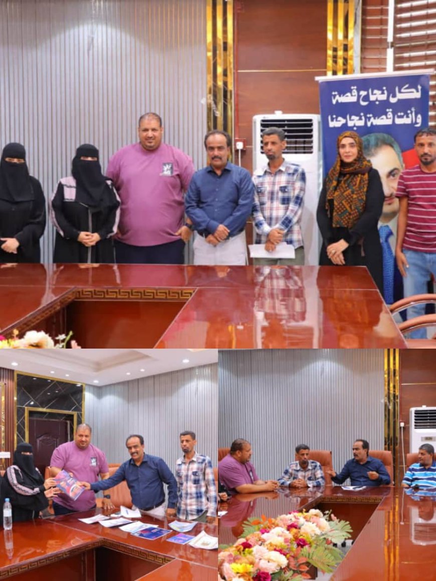 لجنة السلامة المجتمعية في عدن تزور مديرية خورمكسر لتعزيز التعاون و التعريف بمبادراتهم