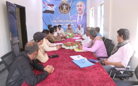 تنفيذية إنتقالي الضالع تعقد اجتماعها الدوري الثاني لشهر مايو