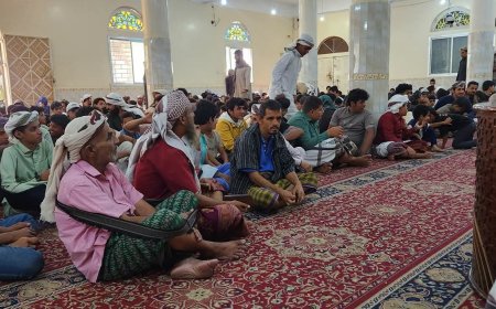 اختتام فعاليات المخيم الصيفي الديني في جامع الهشاش بمديرية يهر بمشاركة 300 طالباّ وطالبة 