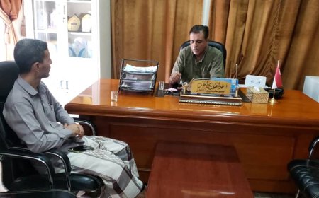 مدير عام مديرية القطن يلتقي مدير مكتب الأوقاف والإرشاد بالمديرية