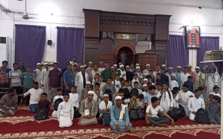 برعاية مكتب الموجه العام.. رباط المشهور يختتم الدورة الصيفية في مسجد الخيرات