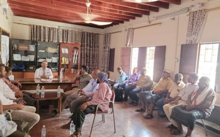 مدير عام مكتب الصحة الجديد بمحافظة أبين يعقد اجتماعاً موسعاً لمناقشة الأوضاع الصحية والإدارية في المحافظة