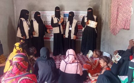 متطوعات المركز الصحي في باتيس تنفذ حملات توعوية ميدانية بالمنطقة