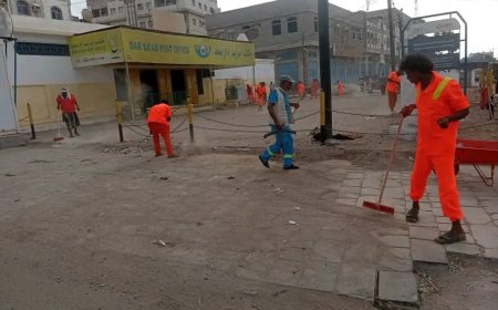 تدشين حملة نظافة في دار سعد