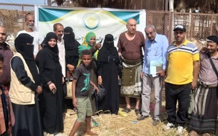 اتحاد الجمعيات والمؤسسات بعدن يدشن توزيع اضاحي وملابس العيد