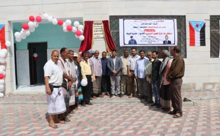 مدير عام البريقة يفتتح مبنى مركز الطوارئ التوليدية في المجمع الصحي بالحسوة