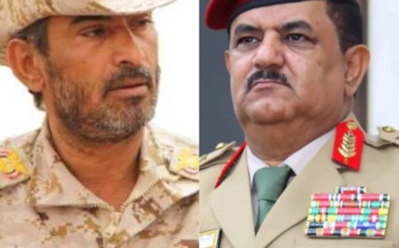 قائد محور ابين العملياتي يرفع برقية تهنئة الى وزير الدفاع ورئيس هيئة  الاركان بمناسبة عيد الأضحى المبارك