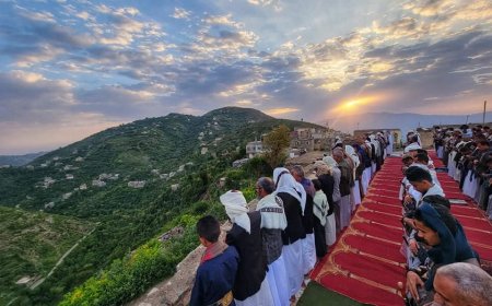 تعز.العيد في جبل حبشي.. طقوس روحانية وعادات اجتماعية تعزز الترابط والتكافل