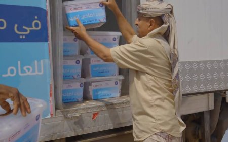 خلية الأعمال الإنسانية تنفذ مشروع الأضاحي في مديرية ذوباب المندب بمحافظة تعز