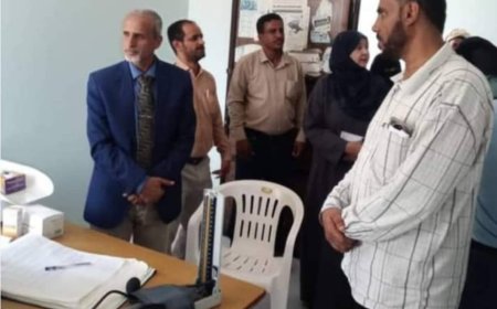 الوكيل الشبحي يتفقد سير العمل بالمرافق الصحية في بعض المحافظات خلال اجازة عيد الأضحى المبارك