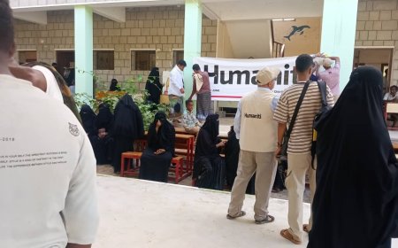 منظمة اكشن فور هيو مانتي  بالتنسيق مع مؤسسة البركة للتنمية يوزعان اضاحي العيد في منطقة الكود للاسر الاشد فقرا