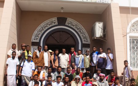 بعثة فريق وحدة غيضة البهيش تزور متحف المحضار وتغير محل الإقامة من نادي سمعون إلى مسابح المهدمي