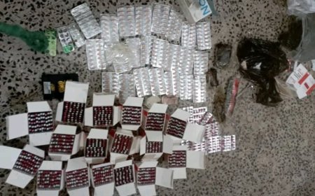 أمن العاصمة عدن يلقي القبض على متهم بحوزته كمية من الحشيش والحبوب  المخدرة في البساتين