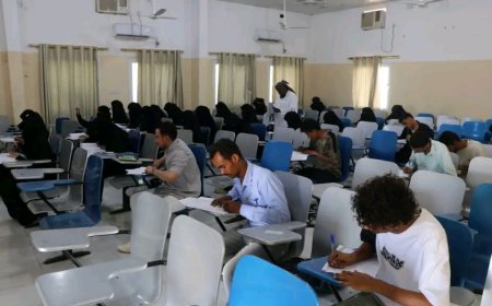 رئيس جامعة أبين يدشن الامتحانات النهائية للفصل الدراسي الثاني للعام الجامعي 2024-2025م